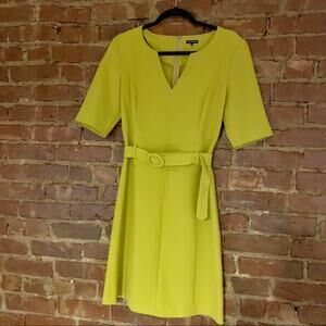 Caroline Biss Belted Dress (Size EU 38)